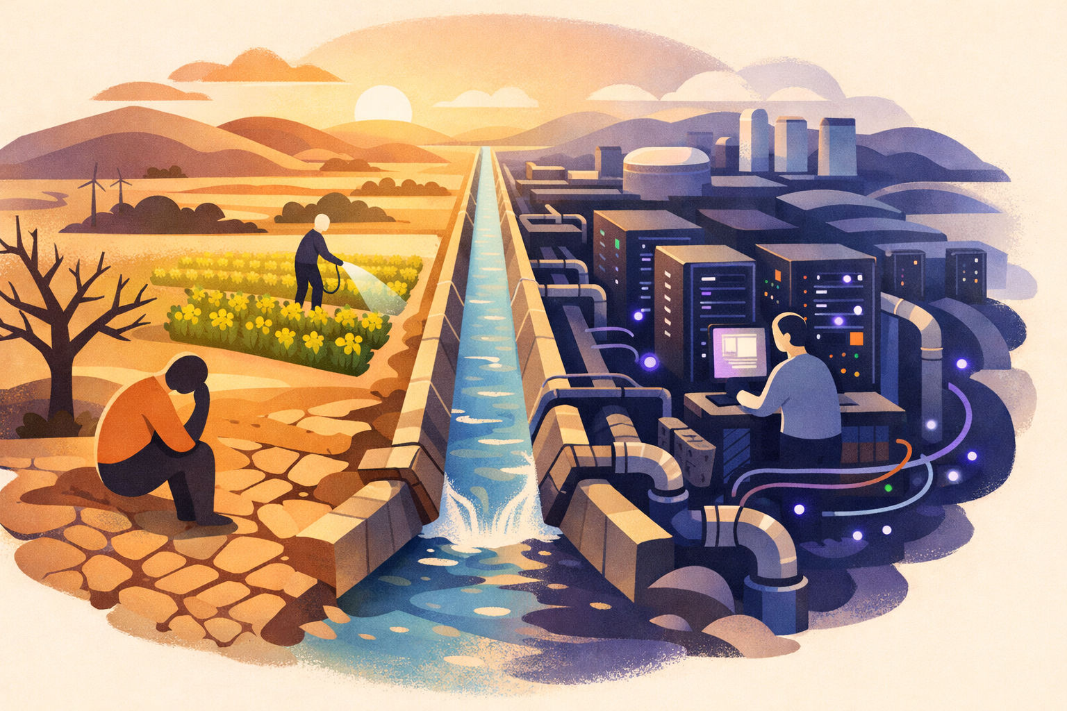 Вода достаётся тому, кто платит больше — и это не вина ИИ