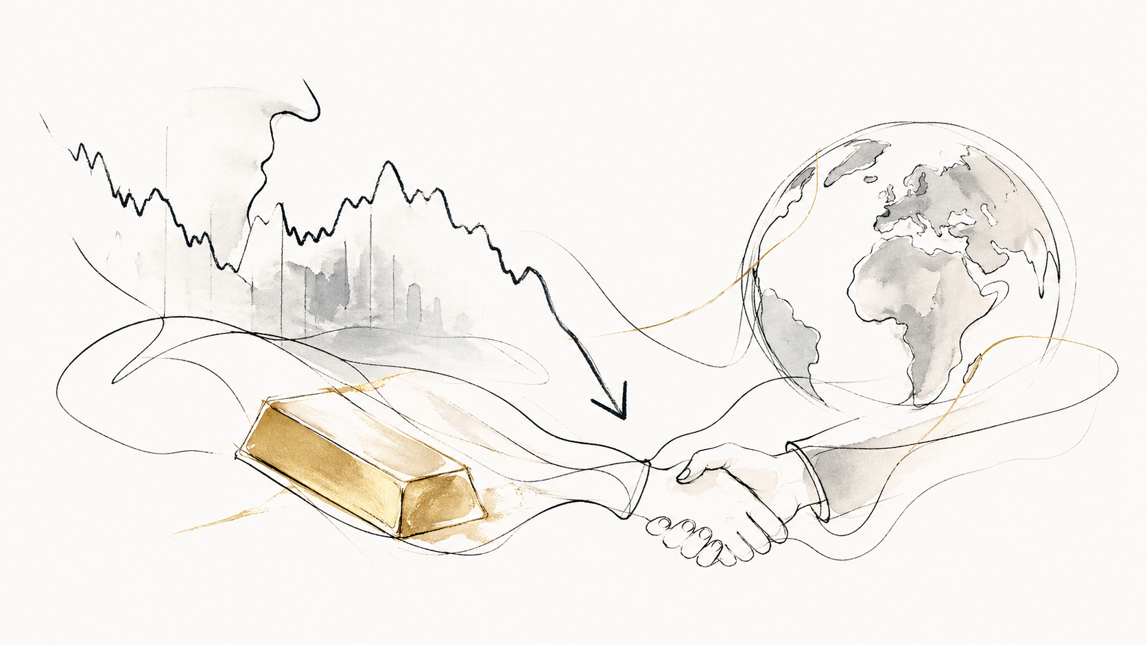 Глобальные рынки: коррекция после ралли — $3 400 за унцию золота