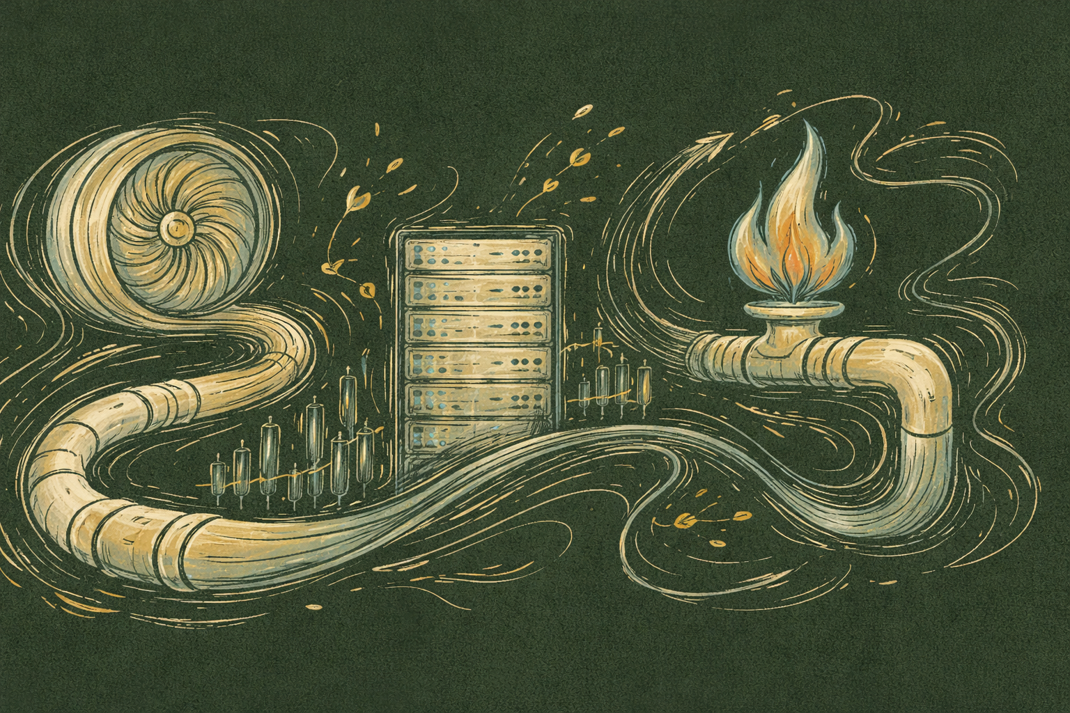 Газ для дата-центров: почему ИИ-бум спасает отрасль, которую хоронили