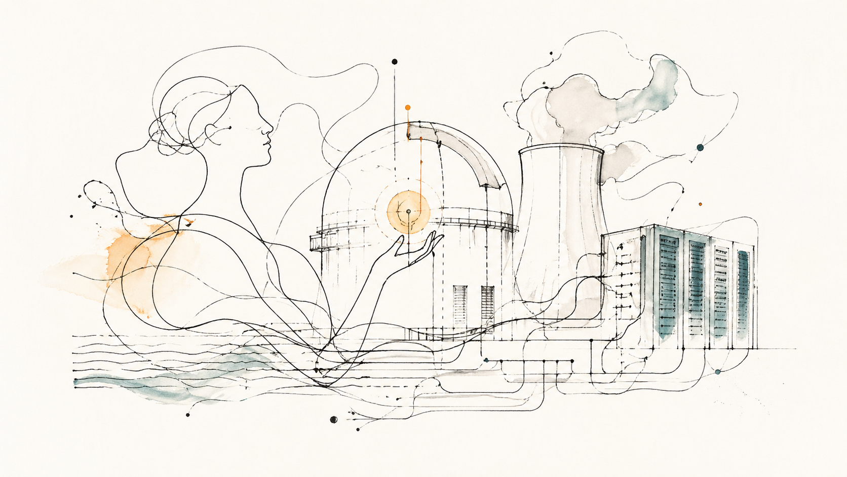 Ядерный ренессанс вопреки: как ИИ-революция возвращает атомную энергетику